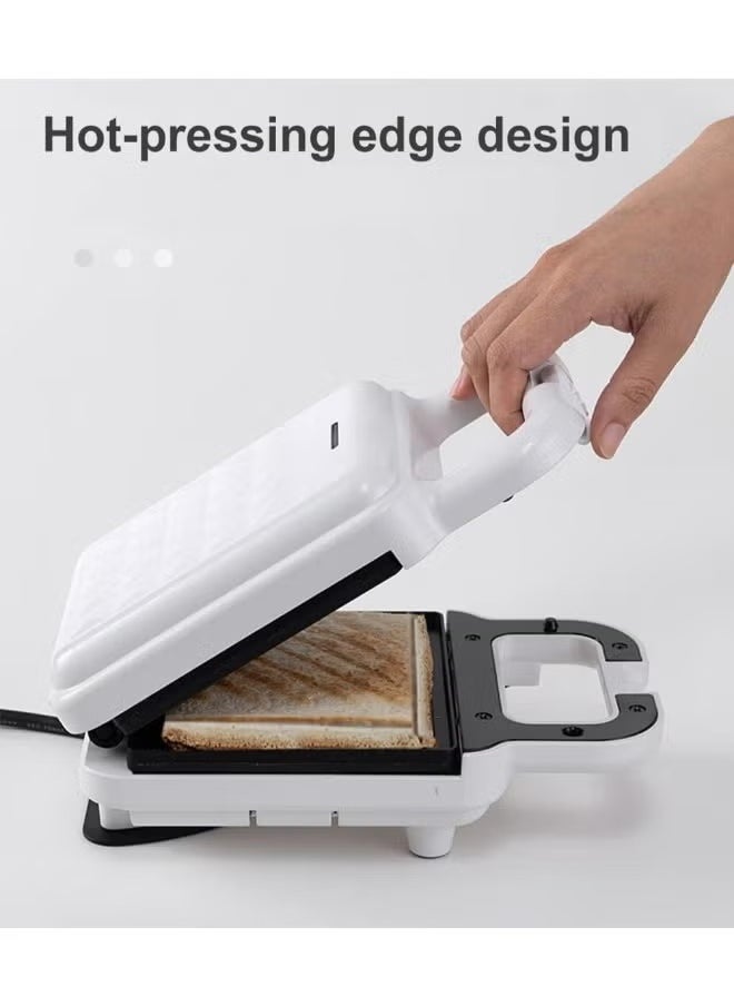 Generic - Mini Sandwich Maker Toaster & Waffle Maker Combo - Nostalgic All-in-One Panini Press for Portion Control - Seal & Toast with Non-Stick Plates - Ideal for Breakfast, Lunch, and Snacks - Image 1