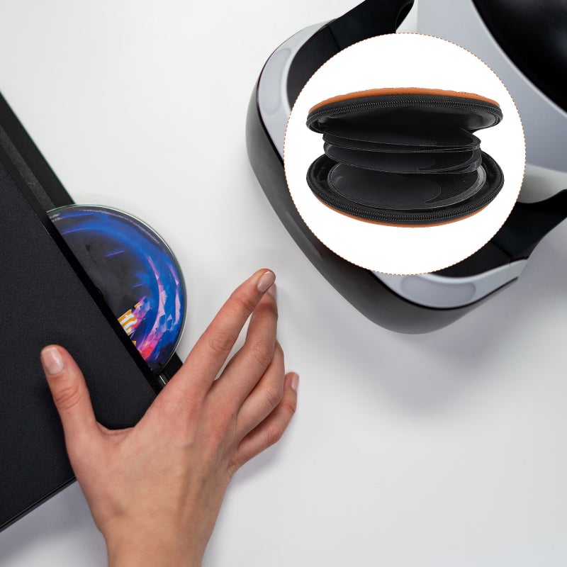 1pc Stylish Car CD Bag Delicate CD Storage Bag Practical CD Storage Case - Image 5