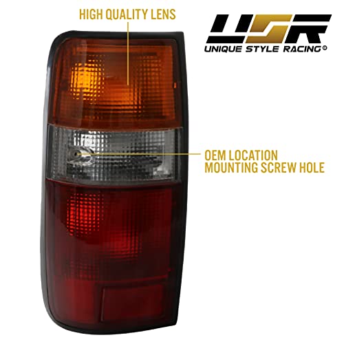 USR UNIQUE STYLE RACING USR DEPO FJ80 Tail Lights - Replacement Rear Tail Lamps Set (Left + Right) Compatible with 1991-1997 Toyota Land Cruiser 80 FJ82 and 1996-1997 Lexus LX450 - Image 4