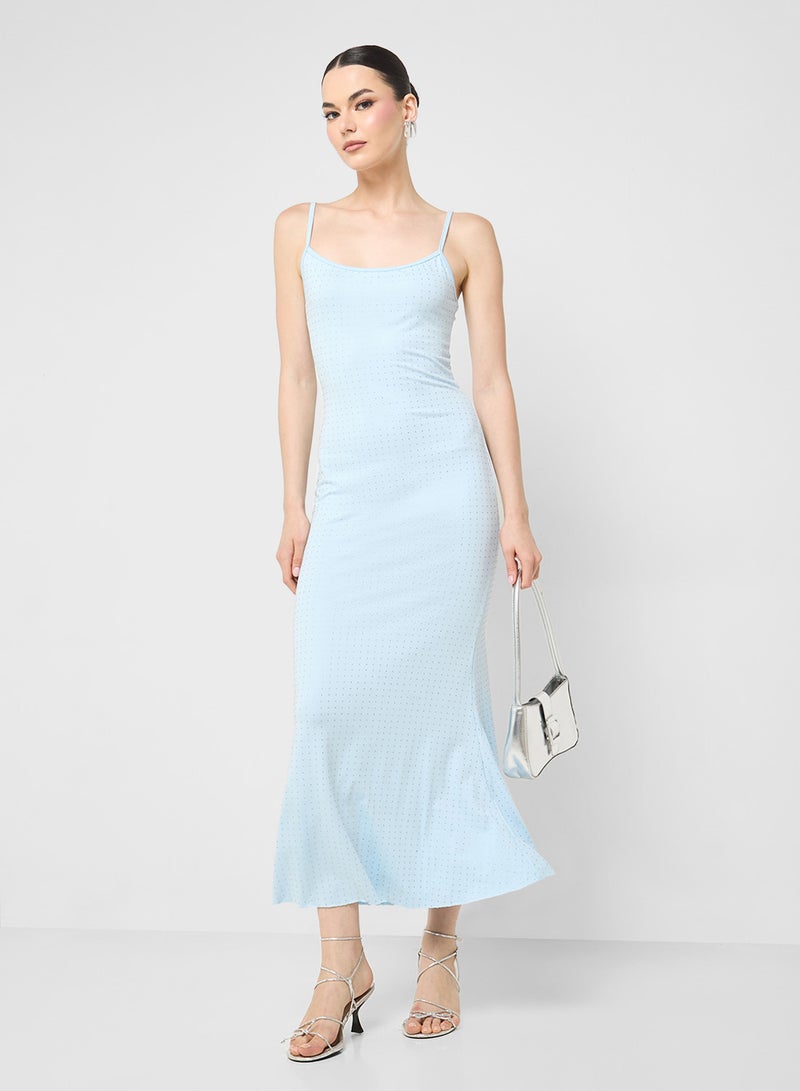 Ginger Bead Embellished Slip Dress - Image 1