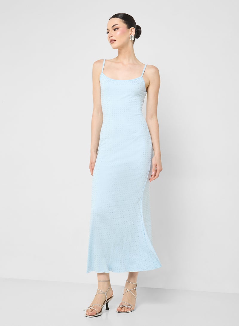 Ginger Bead Embellished Slip Dress - Image 4