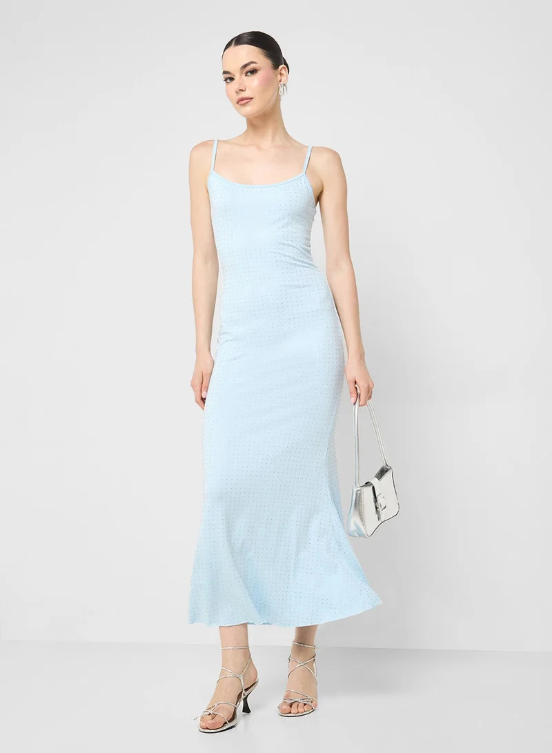 Ginger Bead Embellished Slip Dress