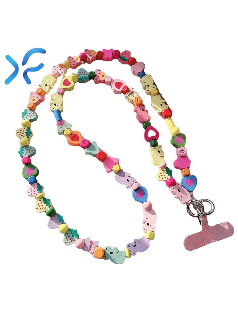 XFXINGFU Phone lanyard, crossbody rope, neck wrist strap for most smartphone cases, headset keychain, offices - Image 1
