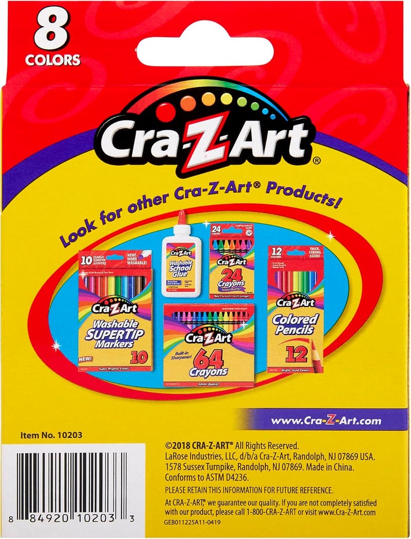Cra-Z-Art 8ct Jumbo Crayons - Vibrant Colors for Kids, Perfect for School and Creative Play - Image 4