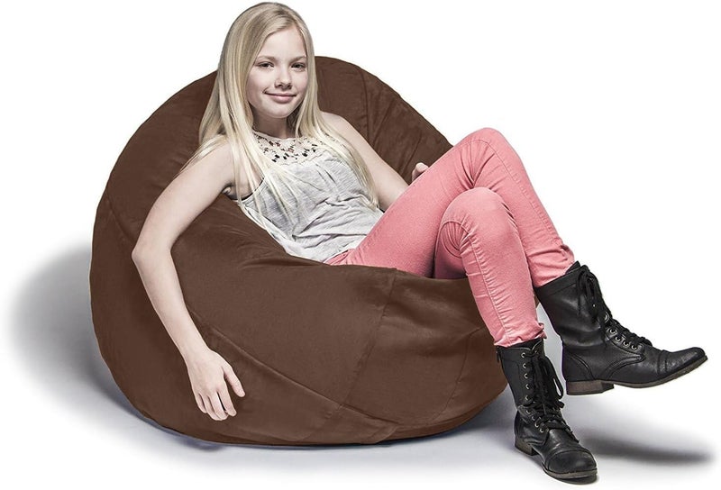 Jaxx Jaxx Cocoon 4 Foot Bean Bag Chair Chocolate  - Image 1