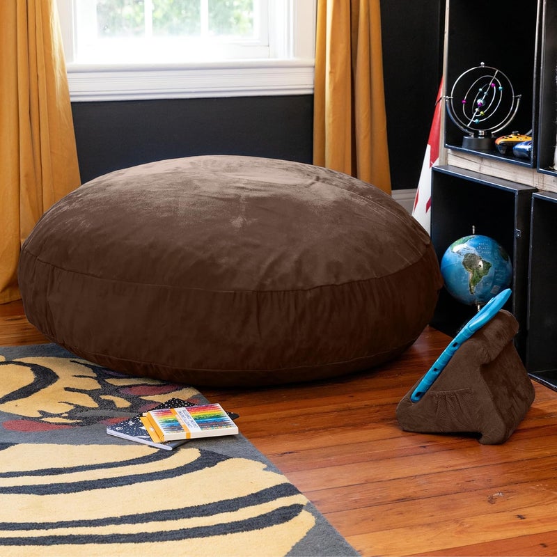 Jaxx Jaxx Cocoon 4 Foot Bean Bag Chair Chocolate  - Image 2