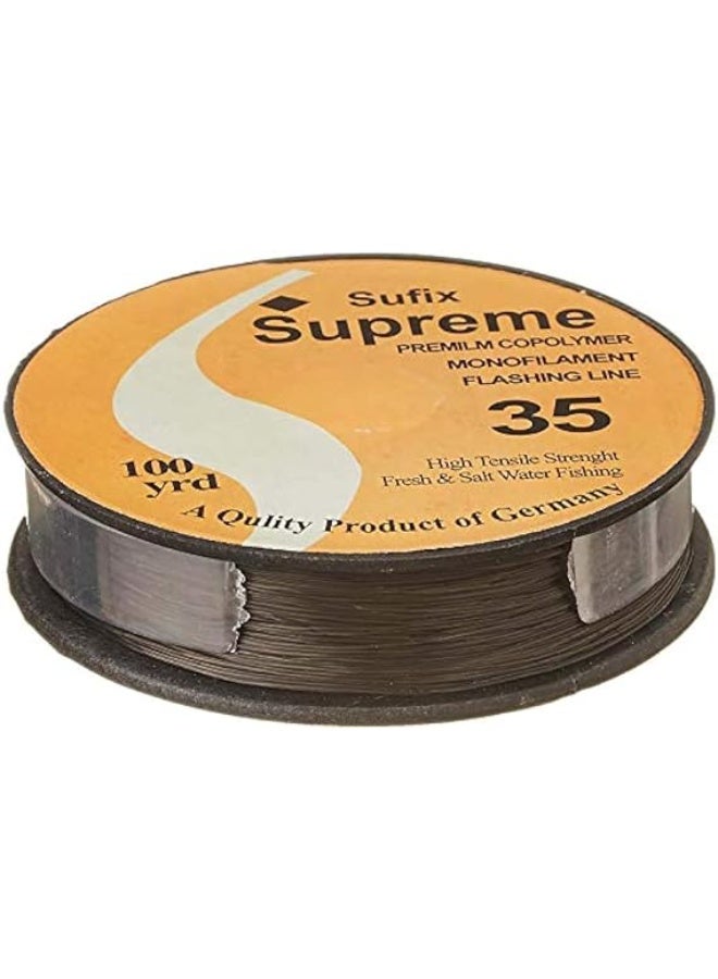 Supreme Sufix Supreme Fishing Line, 0.35 mm, 100 m - Black