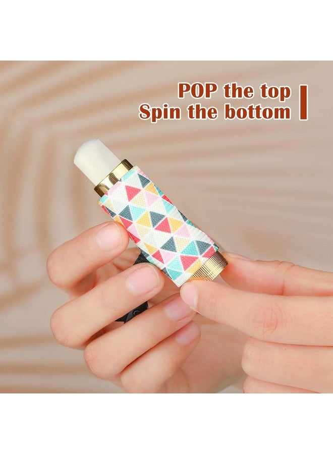 سوريو مجموعة من 10 قطع من حامل مرطب الشفاه من Sureio، سلسلة مفاتيح، حامل أحمر شفاه مضغوط، حامل ملمع شفاه، سلسلة مفاتيح، مشبك مرن لأحمر الشفاه (طراز كلاسيكي) - Image 5