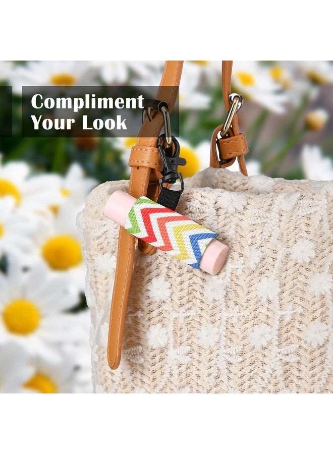 سوريو مجموعة من 10 قطع من حامل مرطب الشفاه من Sureio، سلسلة مفاتيح، حامل أحمر شفاه مضغوط، حامل ملمع شفاه، سلسلة مفاتيح، مشبك مرن لأحمر الشفاه (طراز كلاسيكي) - Image 3