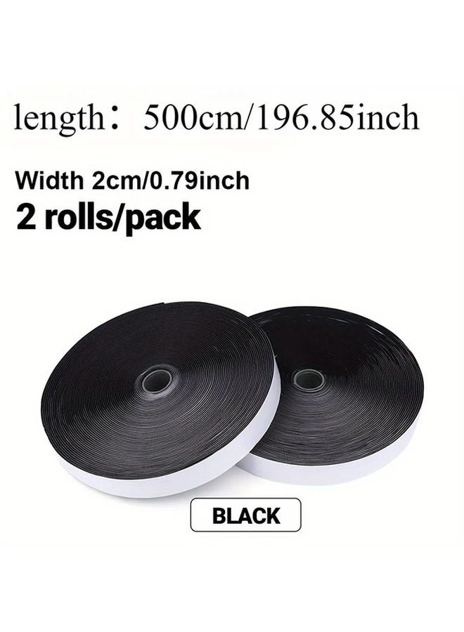 White 2 Piece Set Heavy Duty Self Stick Adhesive Sheets 2x500cm Strong Grip No Residue Removal - Image 4