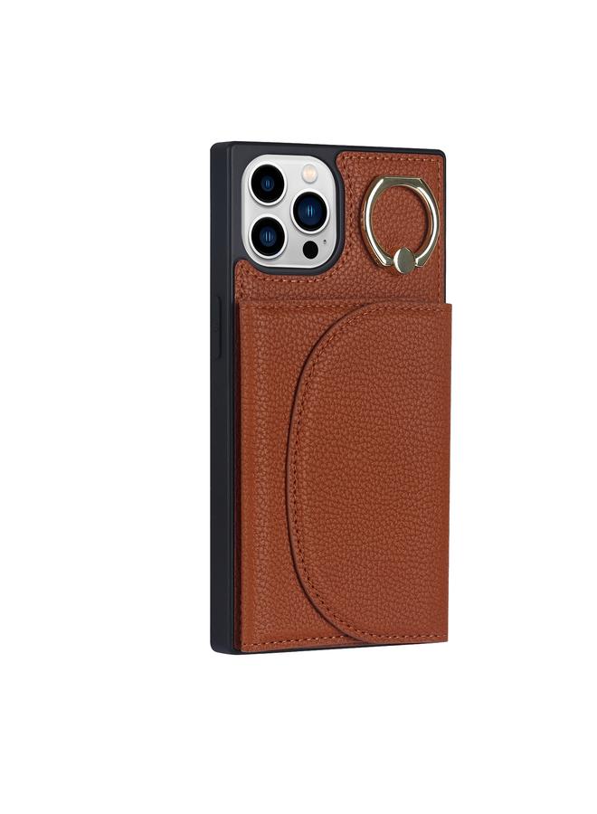 S-TOP Case For iPhone 14 Pro Max Litchi Texture Card Bag Phone Case - Image 2