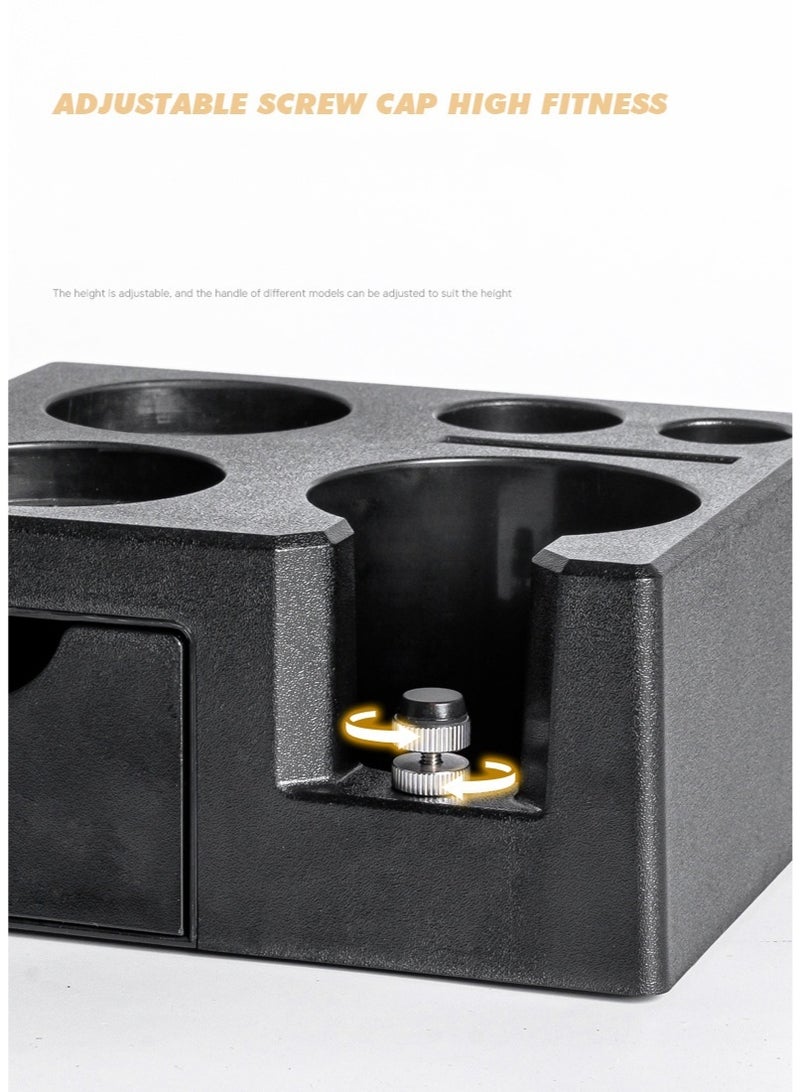 PINKSAMA Espresso Tamping Station,Coffee Portafilter Holder,Espresso Tamper Stand for 51/54/58mm Portafilters、Tamper and Distributor,Espresso Machine Accessories,Coffee Tool Organizer - Image 5
