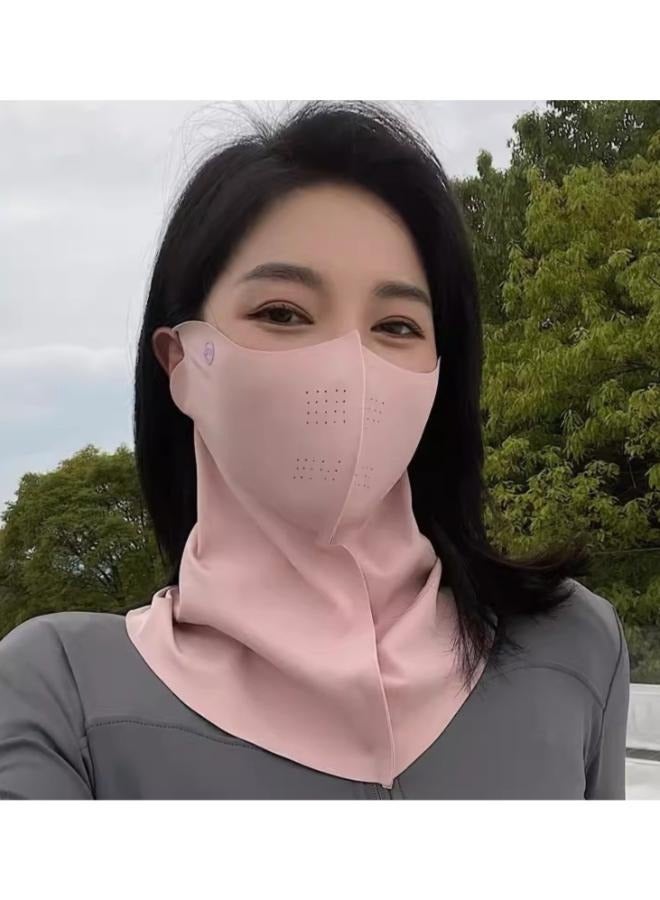 Generic UPF50+ Summer Thin Breathable Sunscreen Mask for Outdoor Activities - Image 3