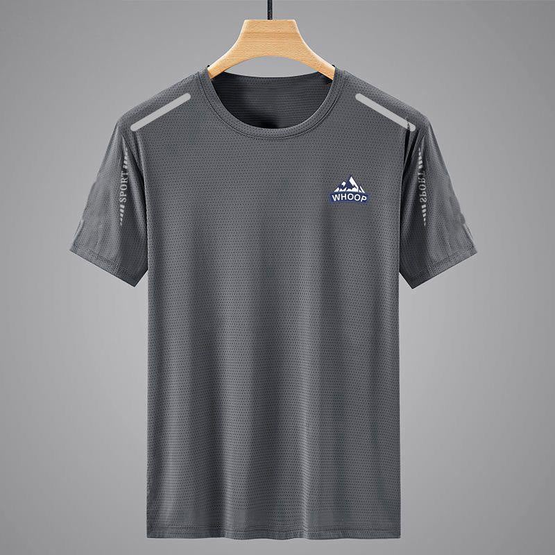 Ice Silk Summer Quick-Drying Clothes Men'S Short-Sleeved Korean-Style Comfortable All-Match Casual Shirt Plus Size Summer Loose Breathable Trendy - Image 1