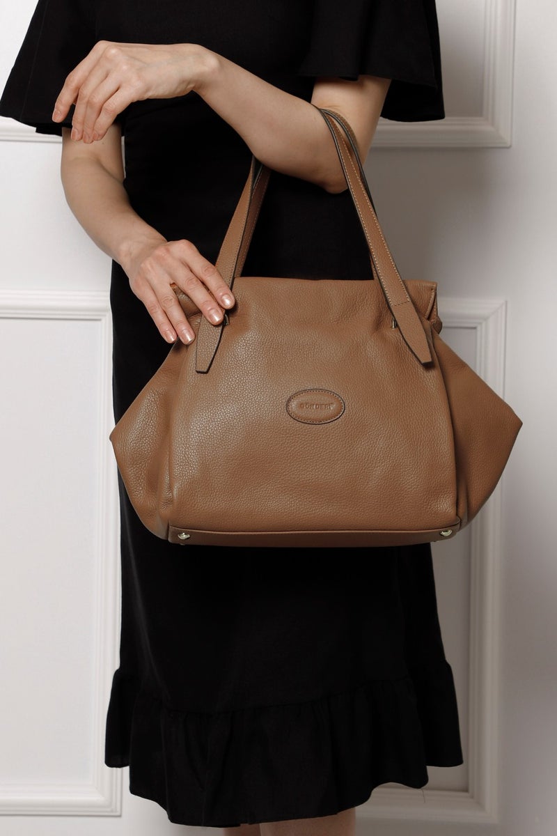 Gönderi(r) Gon Platinum Genuine Leather Large Size Women's Shoulder and Handbag B6537  - Image 1