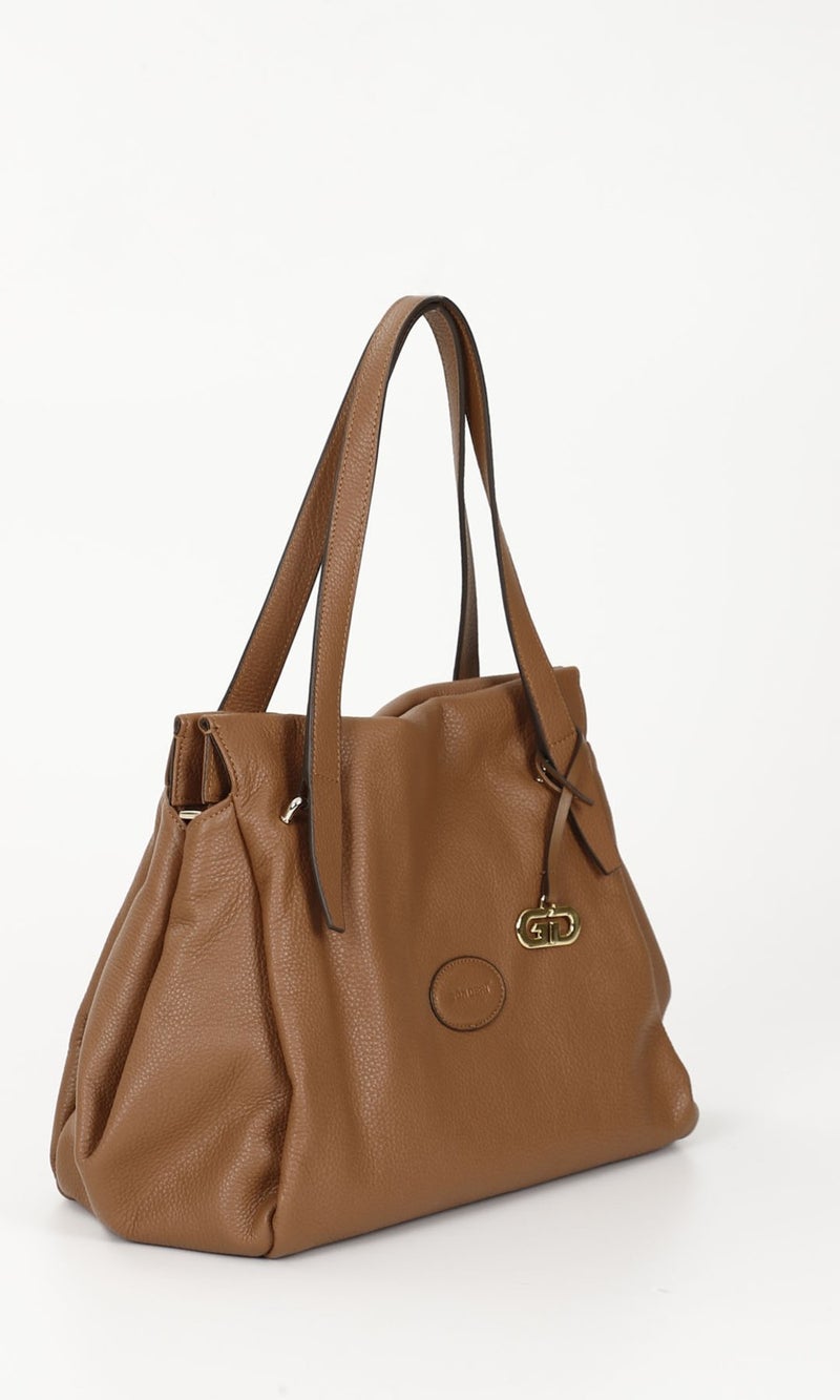 Gönderi(r) Gon Platinum Genuine Leather Large Size Women's Shoulder and Handbag B6537  - Image 3
