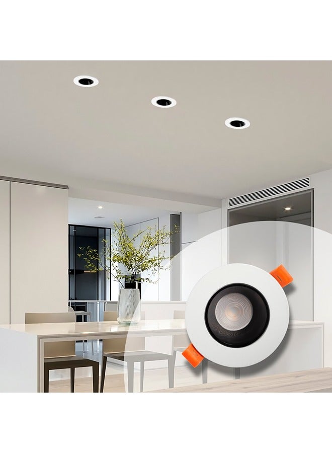 TOEFL Anti-glare spotlight with yellow light, 7 cm size, 7 watts - Image 1