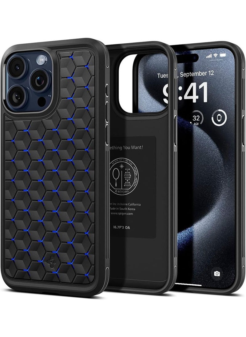 Spigen - Cryo Armor for iPhone 15 Pro Max Case Cover with ArcticFlow Tech - Cryo Blue - Image 1