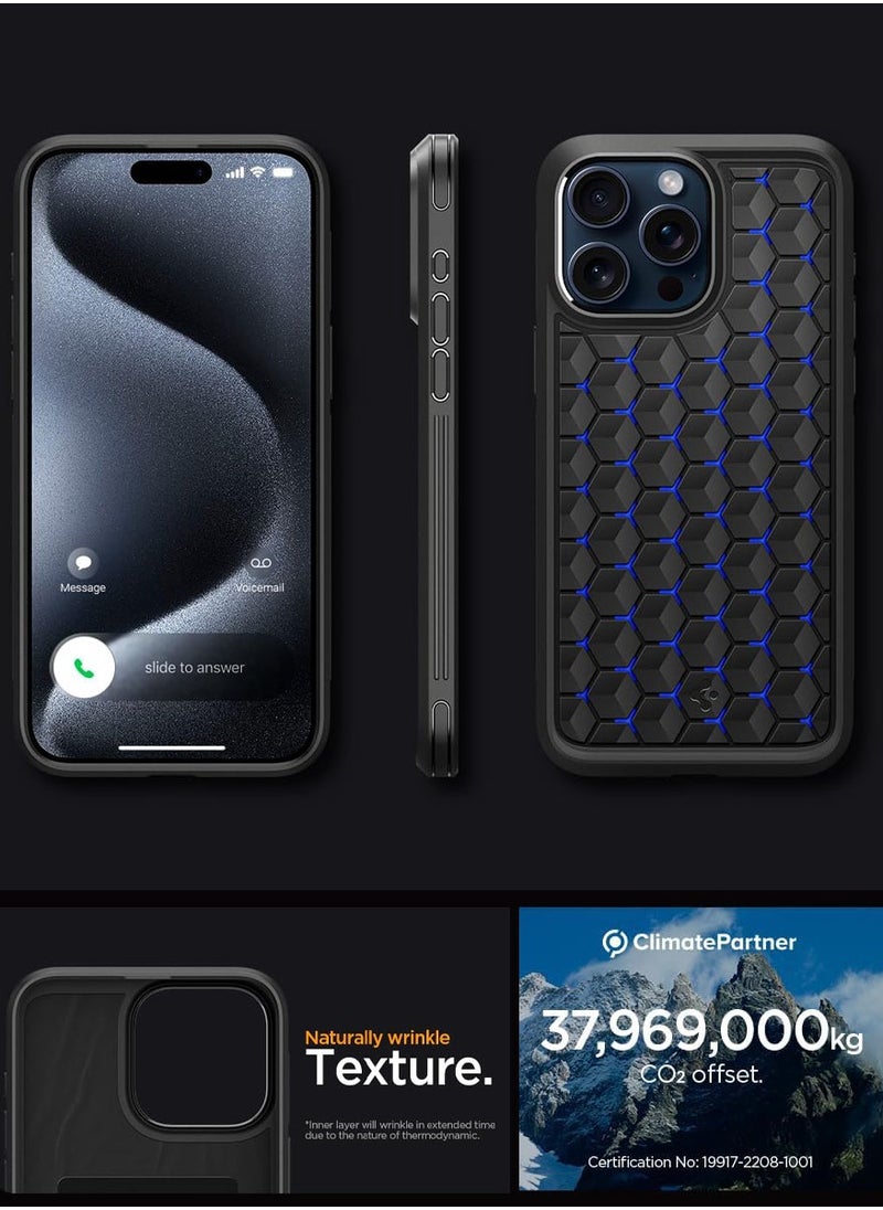 Spigen - Cryo Armor for iPhone 15 Pro Max Case Cover with ArcticFlow Tech - Cryo Blue - Image 1