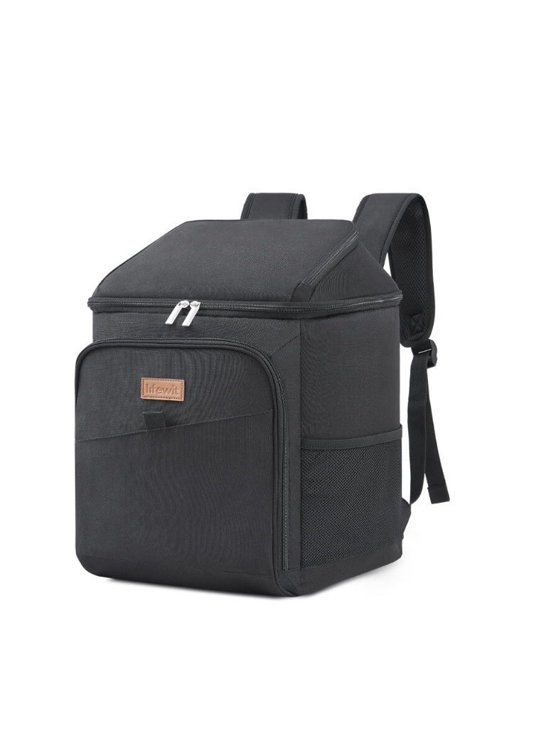 لايفويت حقيبة ظهر تبريد Lifewit سعة 26 لتر – حقيبة تبريد معزولة حراريًا – حقيبة تبريد بطابقين للنزهات، الشواء، التخييم، الرحلات، والتسوق - Image 1