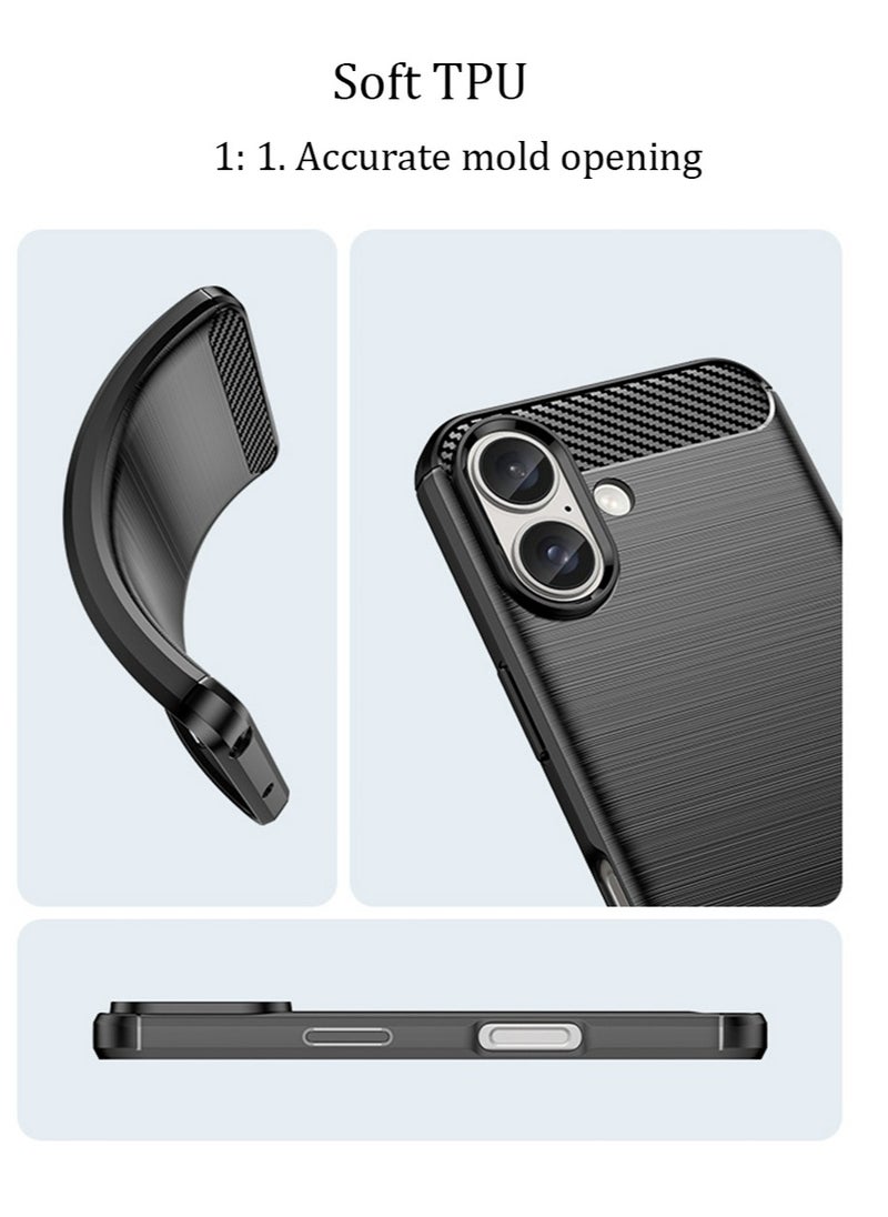 X-level iPhone 16 Case Compatible MagSafe 5.0 - Carbon Fiber - Protective iPhone 16 Cover - Shockproof Phone Cover Fiber Phone Case Support Wireless Charging Drop Protection Accessory  - Image 4