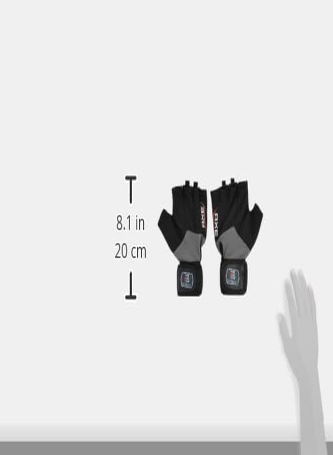 Babbler Axe Gym Gloves, Fitness Gloves with Wrist Support (Large) - Image 5
