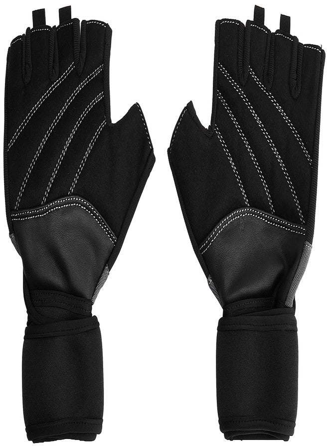 Babbler Axe Gym Gloves, Fitness Gloves with Wrist Support (Large) - Image 3