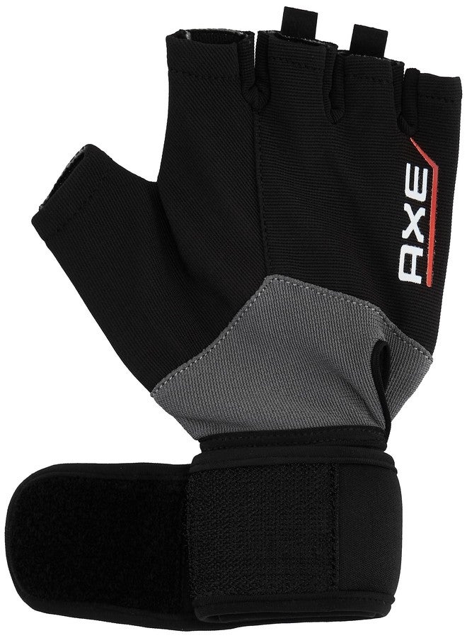 Babbler Axe Gym Gloves, Fitness Gloves with Wrist Support (Large) - Image 4