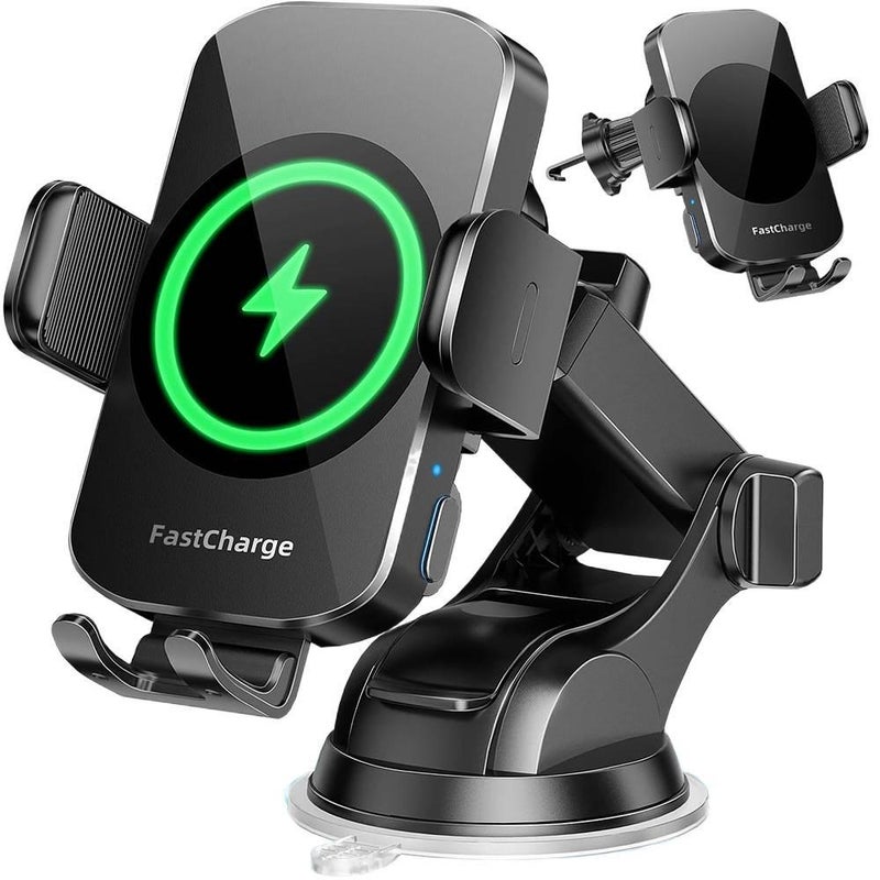 Car Phone Holder in Black with Universal Fit for Travel - Image 5