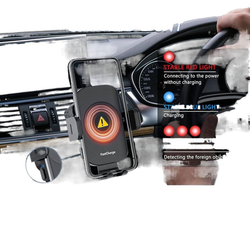 Car Phone Holder in Black with Universal Fit for Travel - Image 4