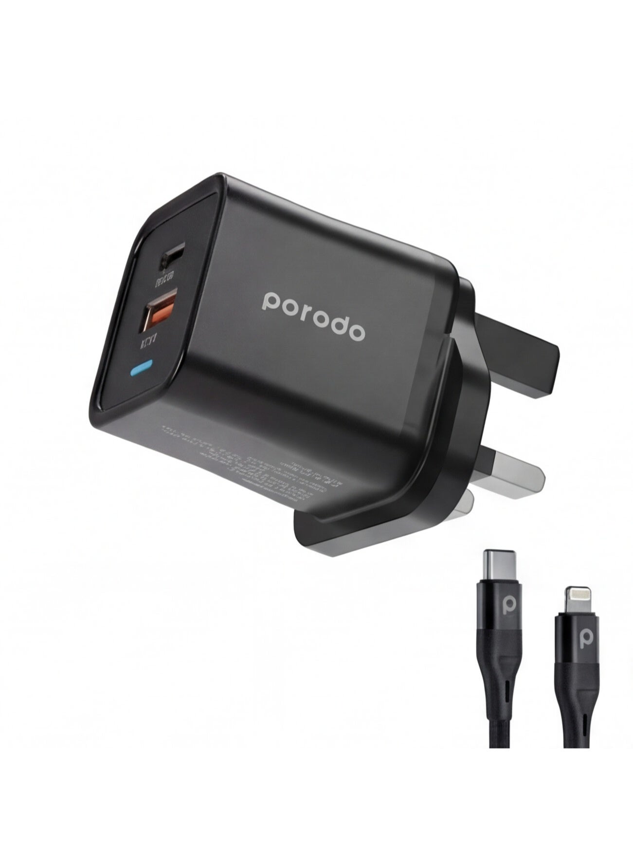 بورودو Porodo Charger Dual Port