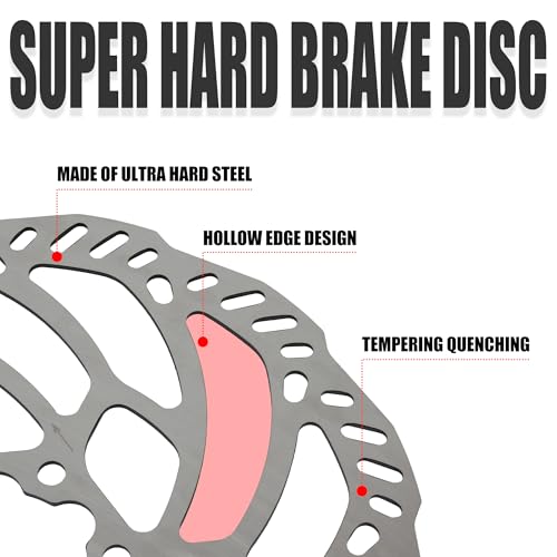 ABCERRSI Surron Front Rear Brake Disc Rotor,203mm Brake Rotor For Sur Ron Light Bee Segway X/S/X160/X260 Electric Bike(54mm Rear) - Image 3