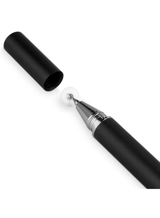 BoxWave Stylus Pen Compatible with Lenovo Tab M10 - FineTouch Capacitive Stylus, Super Precise Stylus Pen - Jet Black - Image 2