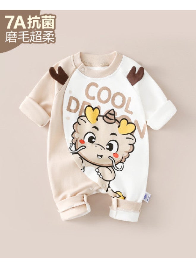 Doxiluka newborn Baby Clothes - Cotton Sleepwear For Spring/autumn, Cartoon Romper Onesie - Image 1