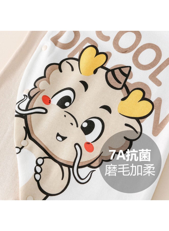 Doxiluka newborn Baby Clothes - Cotton Sleepwear For Spring/autumn, Cartoon Romper Onesie - Image 3