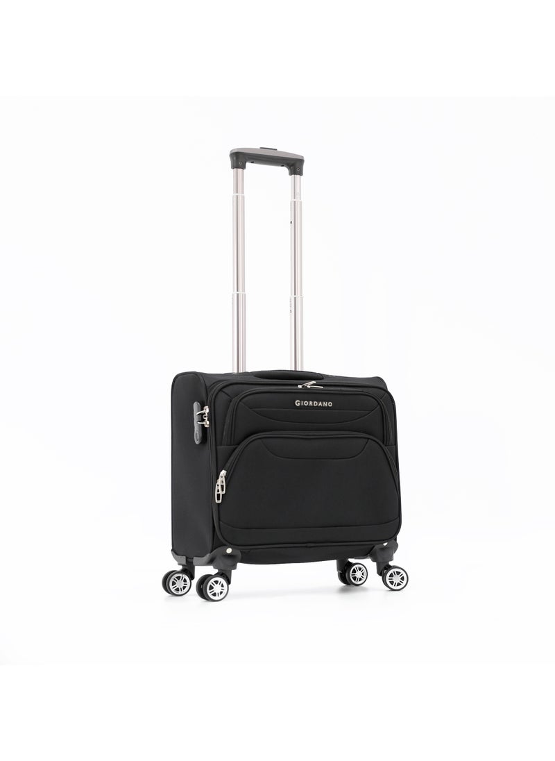 GIORDANO Giordano Soft side Double Spinner Wheel Luggage Trolley Bag 16.5 inch Cabin Size  - Image 1