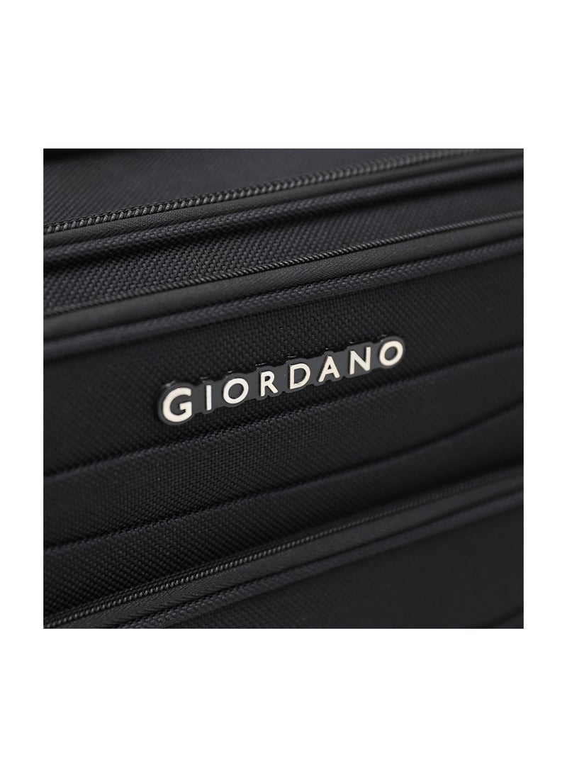 GIORDANO Giordano Soft side Double Spinner Wheel Luggage Trolley Bag 16.5 inch Cabin Size  - Image 3