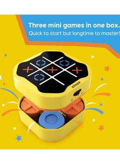 Giiker GiiKER Tic Tac Toe Bolt Board Game, 3-in-1 Portable Travel Handheld Puzzle Game Console for Memory Growth, Fidget Toys Brain Games for Kids and Adults, Birthday Gifts Family Game Night for All Ages  - Image 4