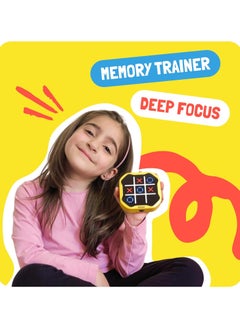 Giiker GiiKER Tic Tac Toe Bolt Board Game, 3-in-1 Portable Travel Handheld Puzzle Game Console for Memory Growth, Fidget Toys Brain Games for Kids and Adults, Birthday Gifts Family Game Night for All Ages  - Image 3