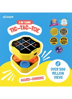 Giiker GiiKER Tic Tac Toe Bolt Board Game, 3-in-1 Portable Travel Handheld Puzzle Game Console for Memory Growth, Fidget Toys Brain Games for Kids and Adults, Birthday Gifts Family Game Night for All Ages  - Image 2