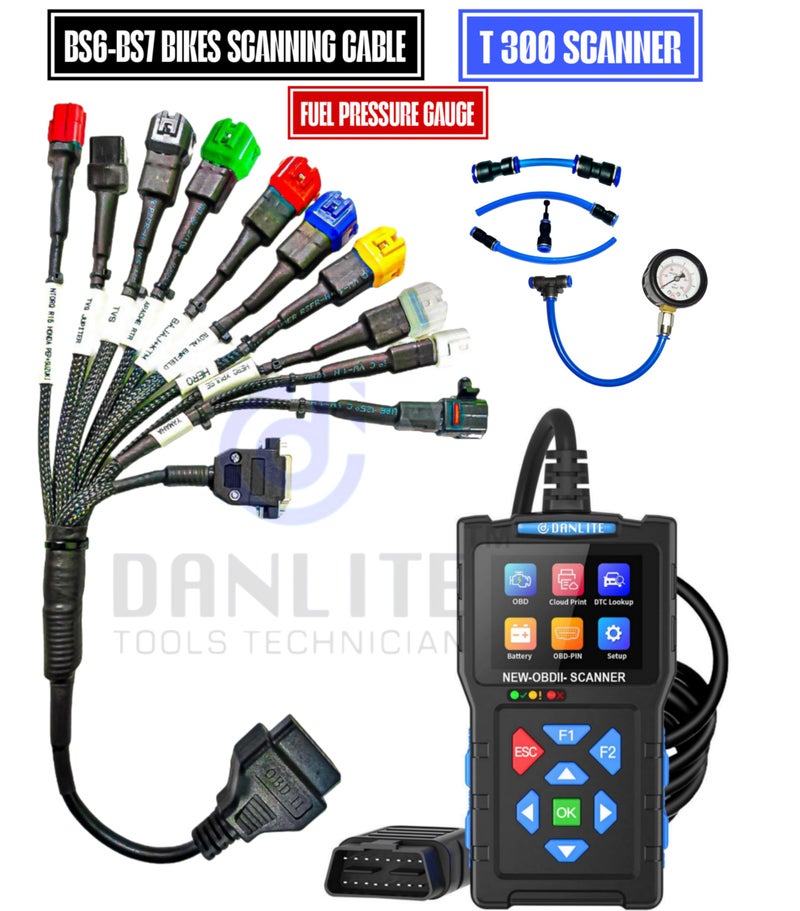 DANLITE TOOLS TECHNICIAN New APDATE T300 OBD -II Scanner (11 Mold T300 FULE) - Image 2