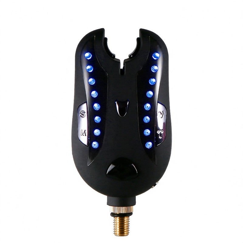 COONOR Fishing Alarm with 16 LED Light Indicator, Adjustable Sensitivity and Volume, Sound Alert with 40 Second Latching for Night Fishing - Image 1