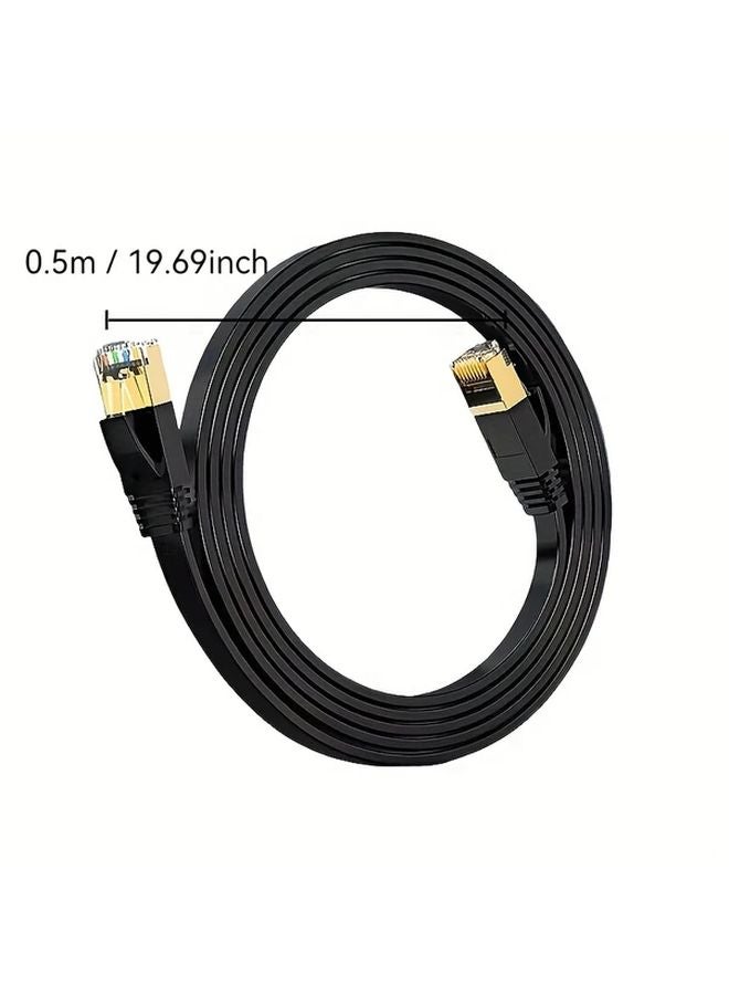 كابل إيثرنت Cat6 16 4 قدم عالي السرعة 1 جيجابت في الثانية مسطح من النحاس النقي للمكتب المنزلي - Image 3