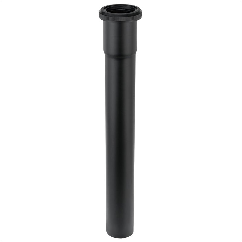 Cinsda 114 OD x 12 Brass Slip Joint Extension Tube Heavy Duty Extension Tube for Bathroom Sink Drain Tailpiece Matte Black - Image 2