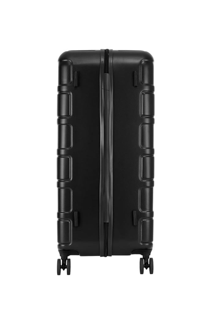 American Tourister Bricklane 2 Piece SET 55+80cm Hardcase 4 Double Wheel Cabin & Check-In Luggage Trolley Black - Image 4