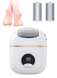 Super ZYouth Electric Feet Callus Remover, Rechargeable Grinding Pedicure Tools with 2 Head to Remove Thick Dead Skin on The Heels  - Image 1