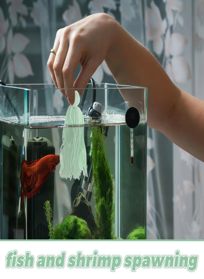 ifundom 10Pcs Fish Breeding Spawning Mop, Floating Aquatic Plants for Enhanced Habitat, Safe Egg Laying Mop Hideout for Shrimp Gold Fish, Natural Aquarium Egg Collection Kit - Image 5