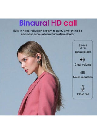 سماعات إيربادز HT18 بتقنية ستيريو لاسلكية حقيقية أسود - view 5
