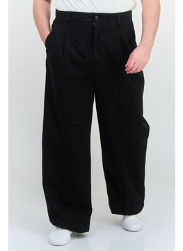 Men Regular Fit Solid Wide Leg Pants, Black - pzsku/Z6FED20659F67D32CD776Z/45/_/1738937530/20a7ebe8-1bd6-4fbc-aeb8-2df86ba733c1