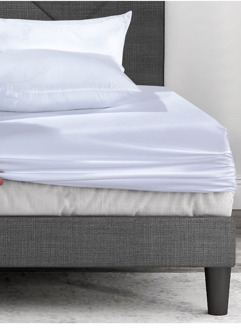 Siesta Zen Siesta Zen Microfiber Fitted Bed Sheet – 30cm Deep Pocket, Wrinkle-Resistant, Machine Washable, Soft, Cozy & Fade-Resistant – Perfect Fit for a Comfortable Night’s Sleep  - Image 2